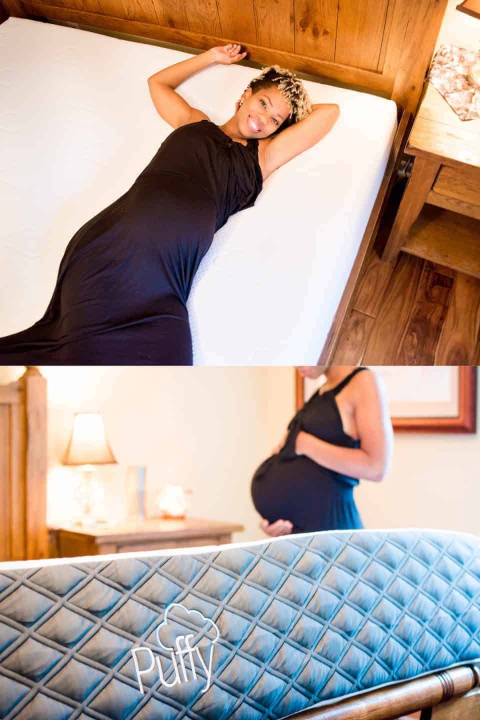 Puffy – best mattress for pregnancy 2 pic collage copy