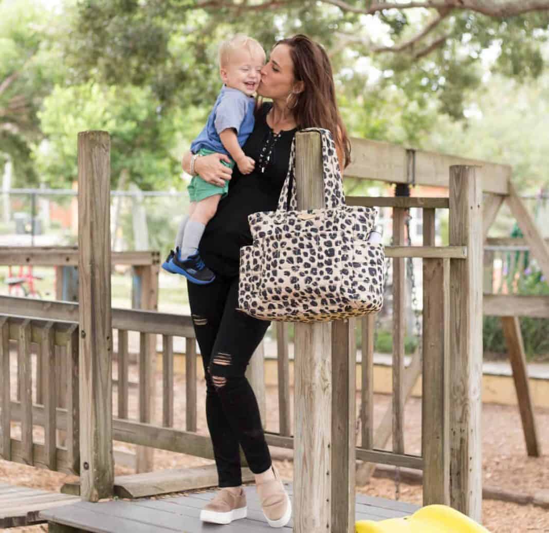 The Perfect Diaper Bag: Twelvelittle Carry Love Tote Leopard