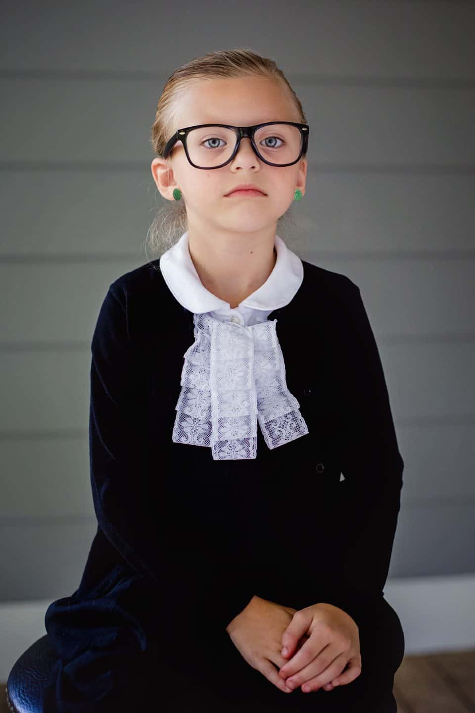 DIY Halloween Primary Black Dress Justice Ginsberg