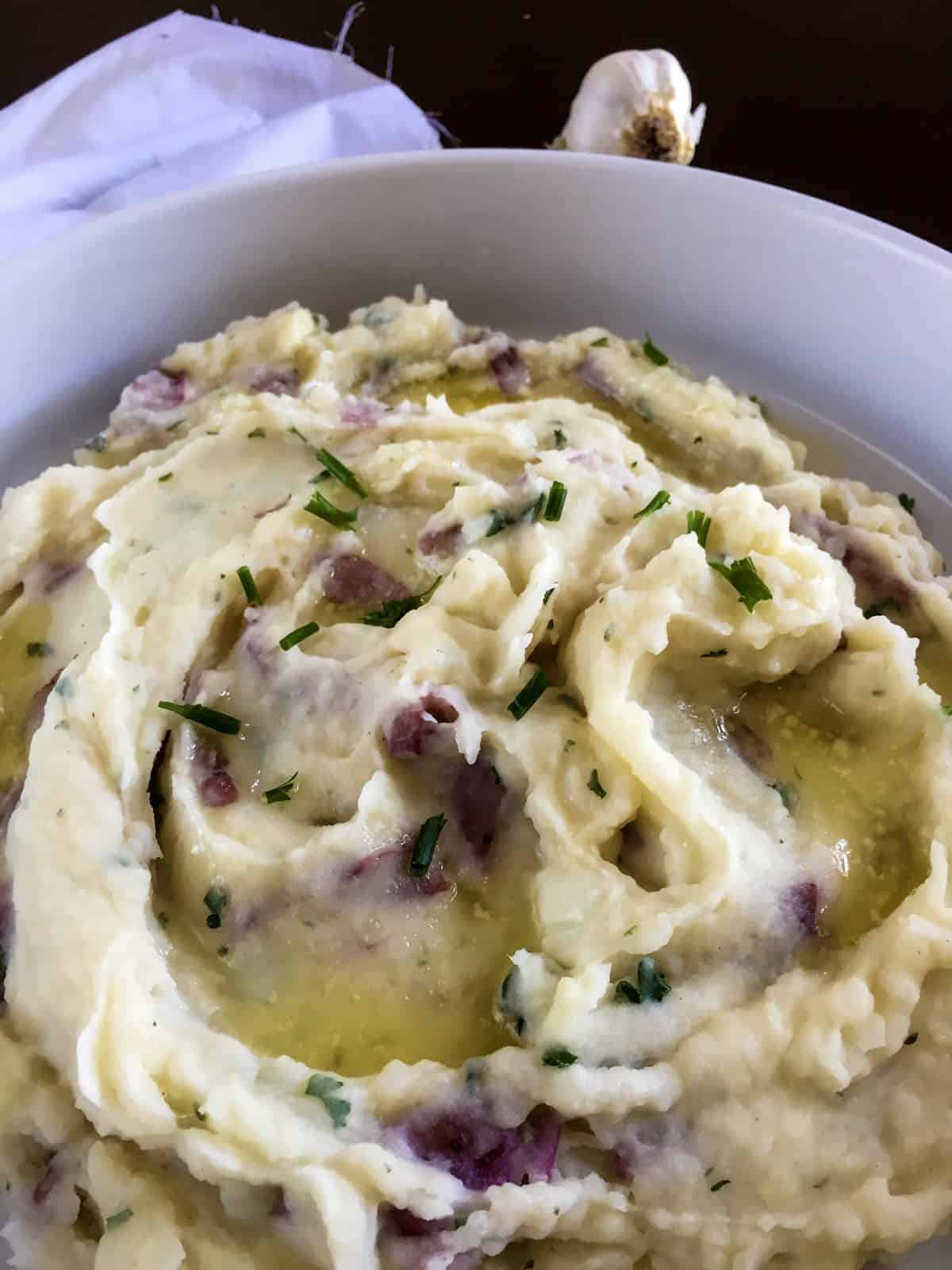 garlic mashed potatos