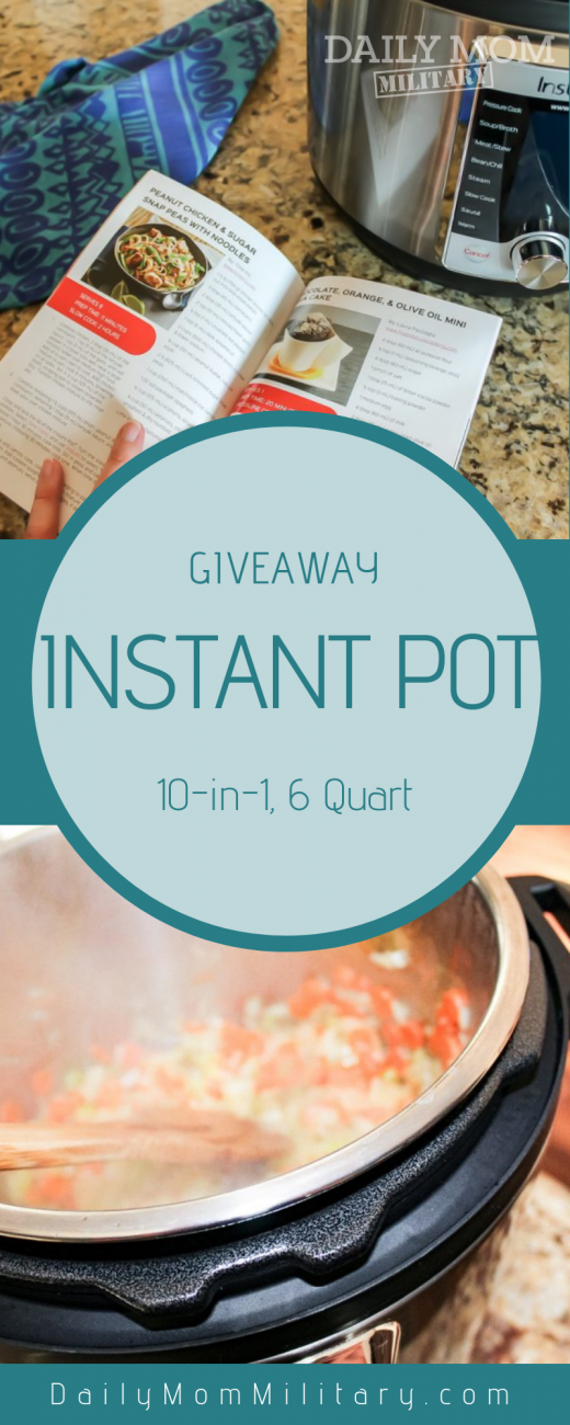 A Holiday Giveaway To Make Cooking Easier With Instant Pot