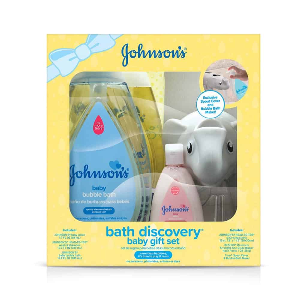 Johnsons Bath Discovery Baby Gift Set Front  Daily Mom Parents Portal Gifts For Parents And Kids To Enjoy