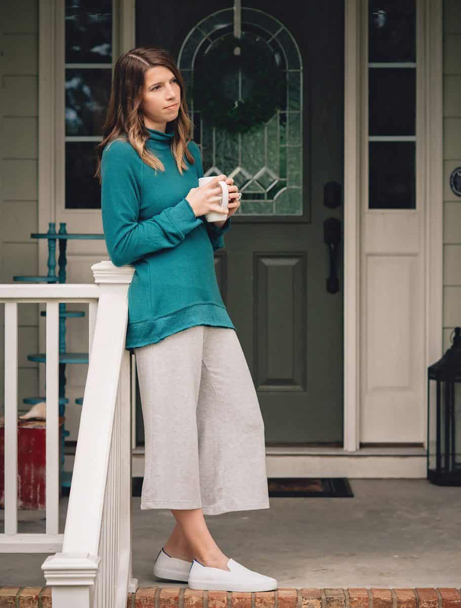 Daily Mom Parents Portal Zsupply Teal Sweater And Culottes 2