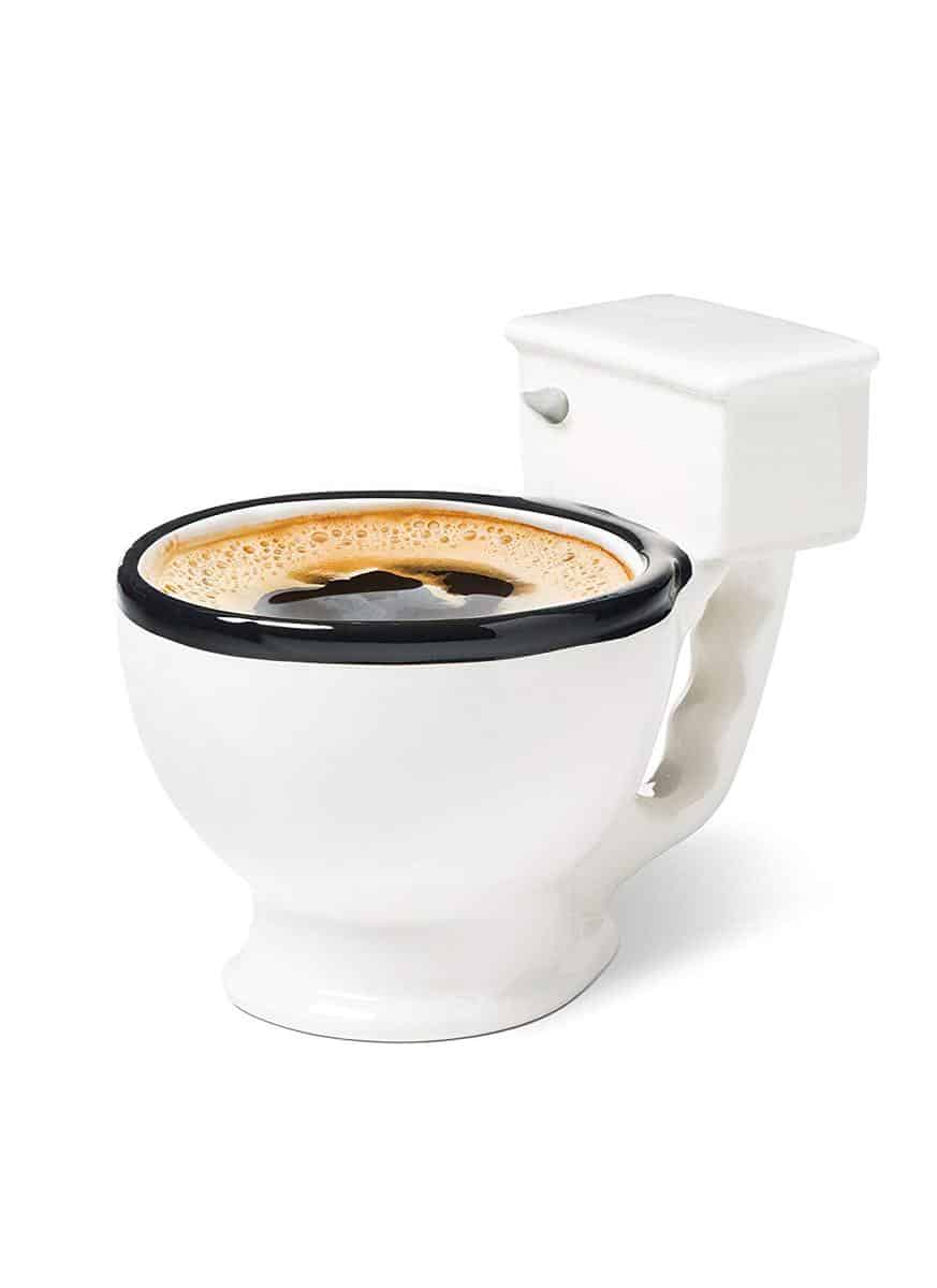 Daily Mom Parent Portal White Elephant Gift Big Toilet Mug