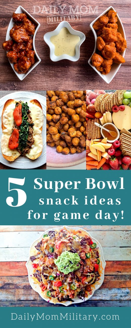 5 Super Bowl Snack Ideas For Game Day