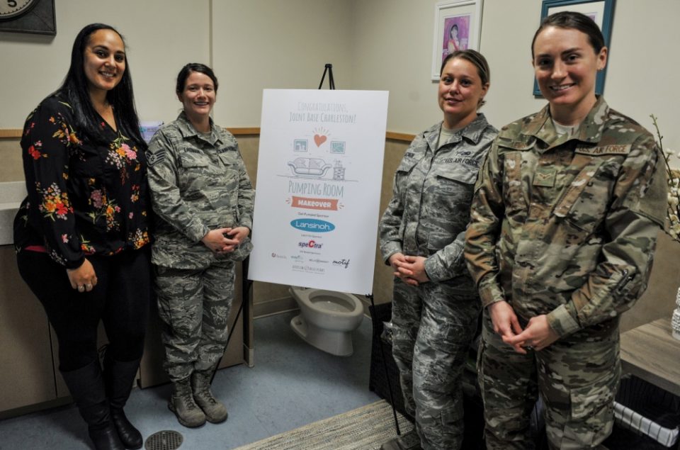 Aeroflow Breastpumps Makes Over Joint Base Charleston’S Lactation Room