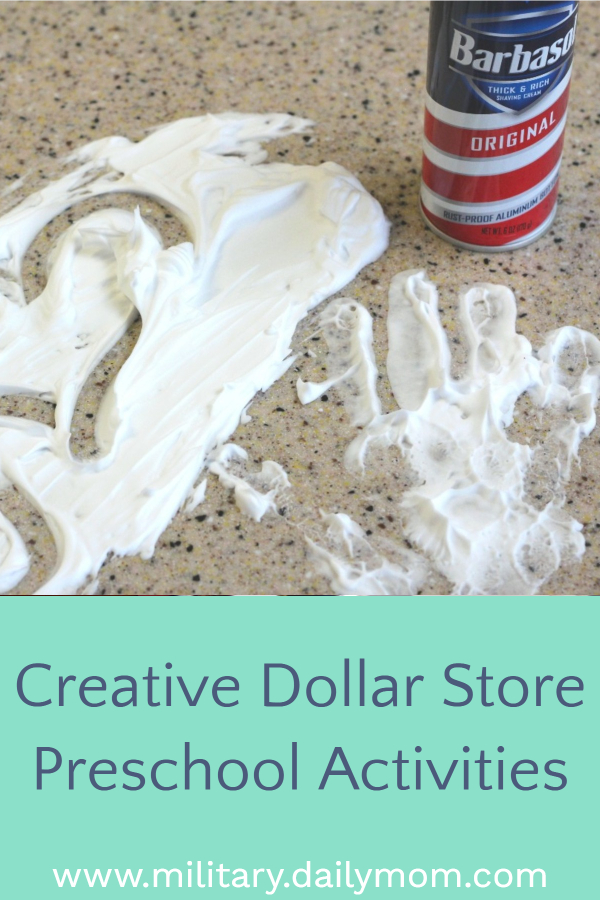5 Creative Dollar Store Preschool Activities
