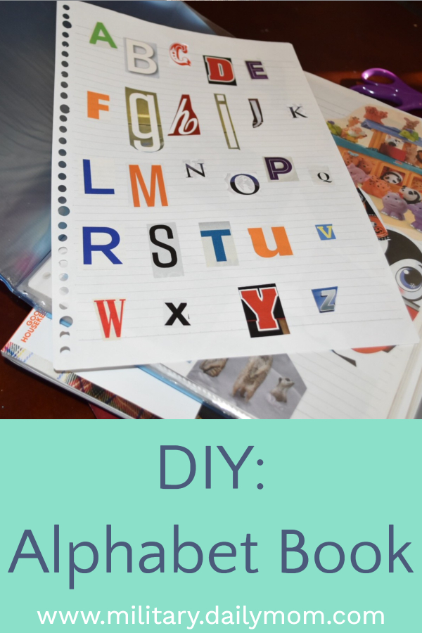 Diy Alphabet Book For Some Learning Fun