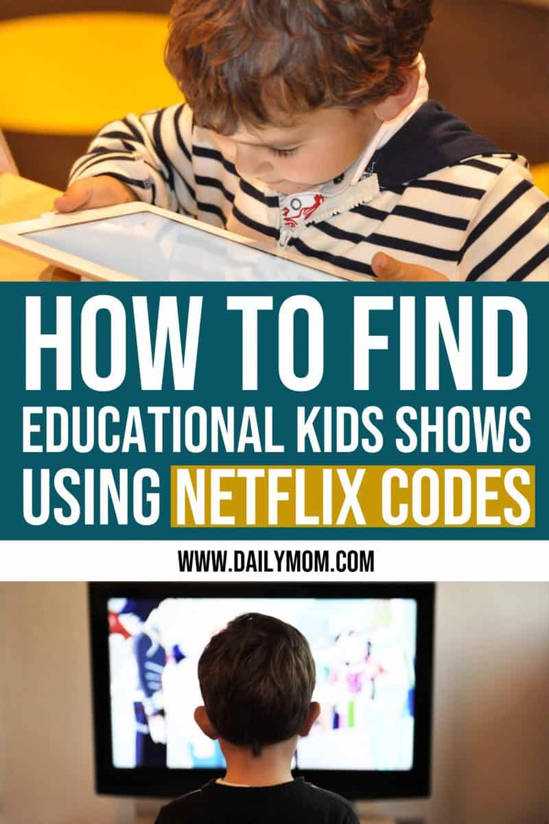 A List Of Codes To Find Educational Kids Shows On Netflix