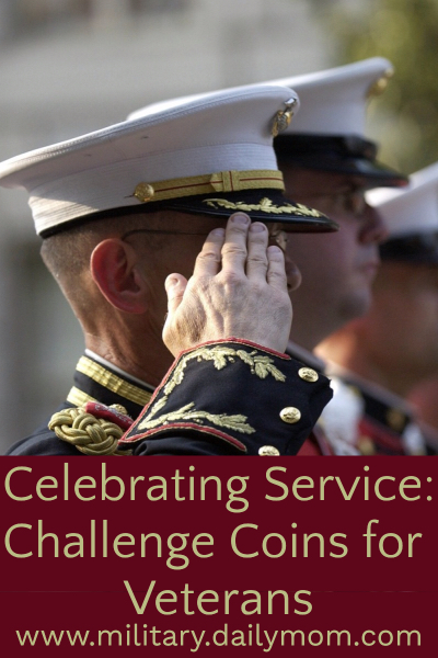 Honoring Veteran Spouses With Challenge Coins
