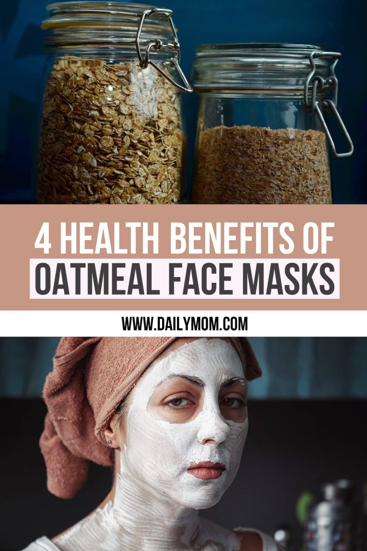 Daily Mom Parent Portal Oatmeal Face Mask