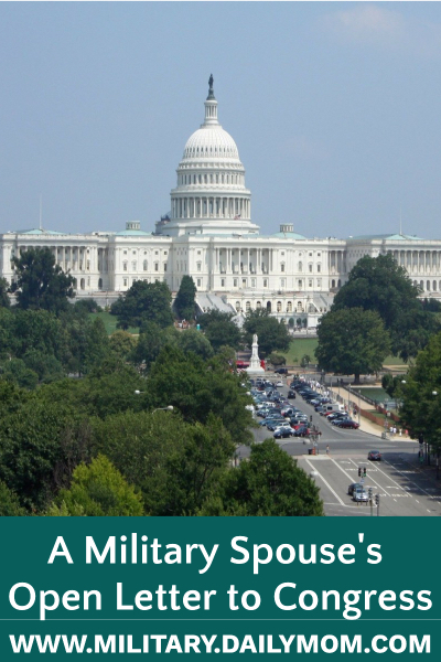 A Military Spouse’S Open Letter To Congress About Education