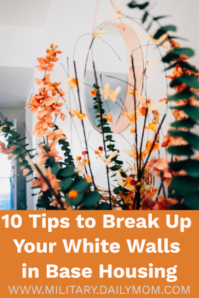 10 Tips To Break Up The White-Wall Monotony In Base Housing