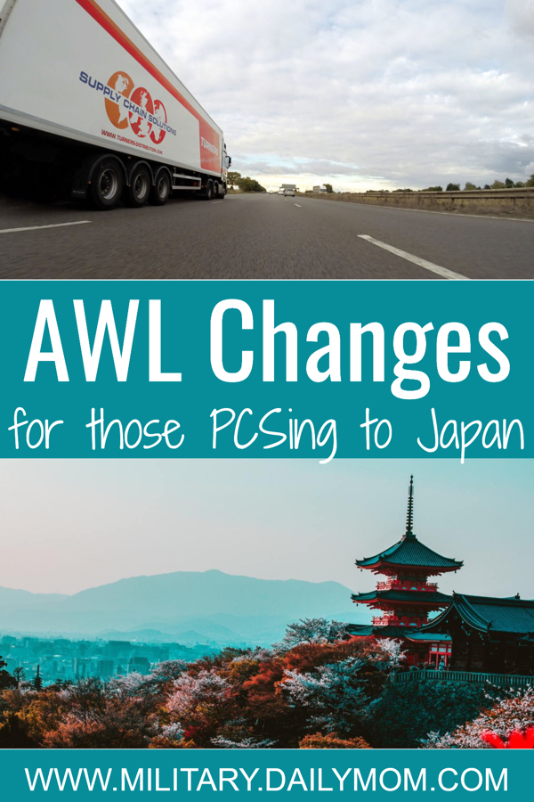 Administrative Weight Limitation (Awl) Change For Accompanied Marines To Japan