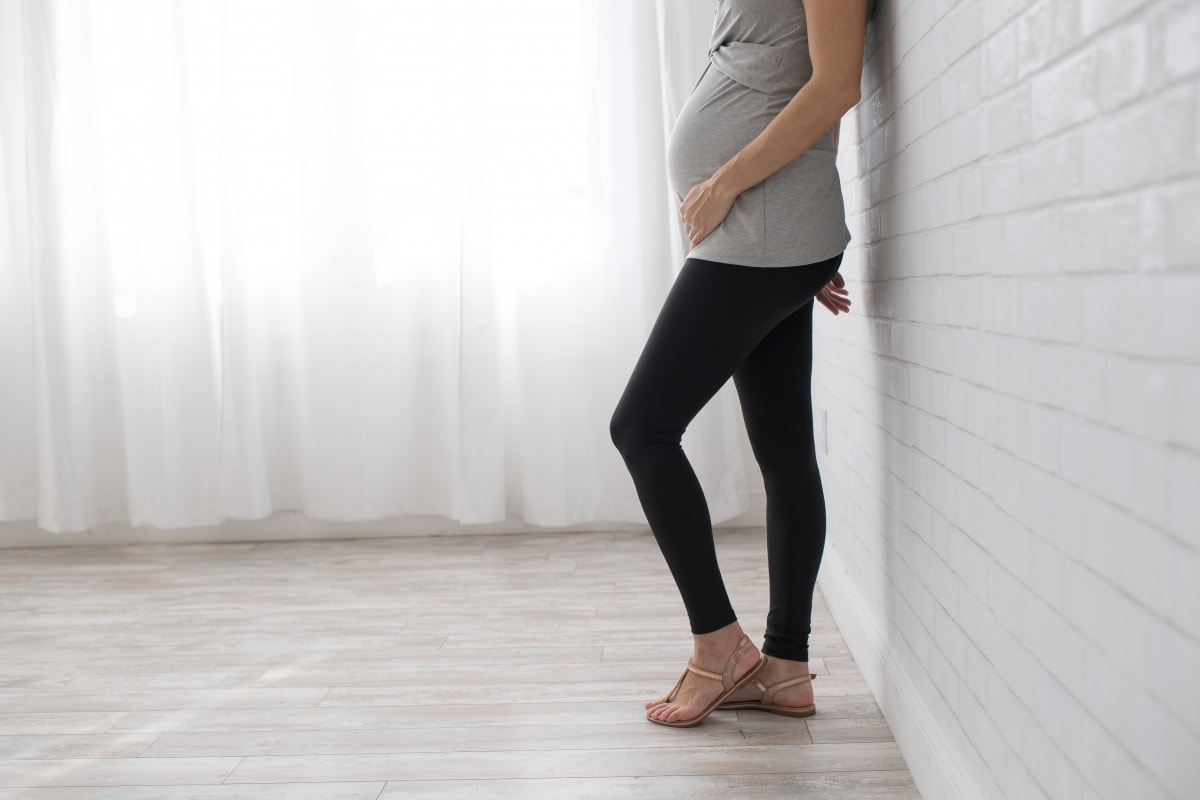 Stylish and Supportive Maternity Leggings with Extra Belly and Leg Support