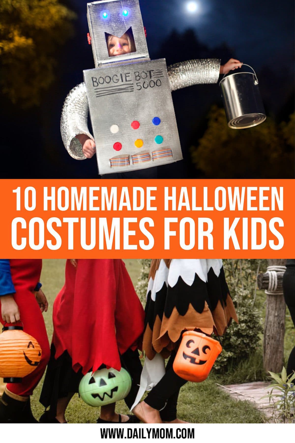 10 Creative Homemade Halloween Costumes For Kids
