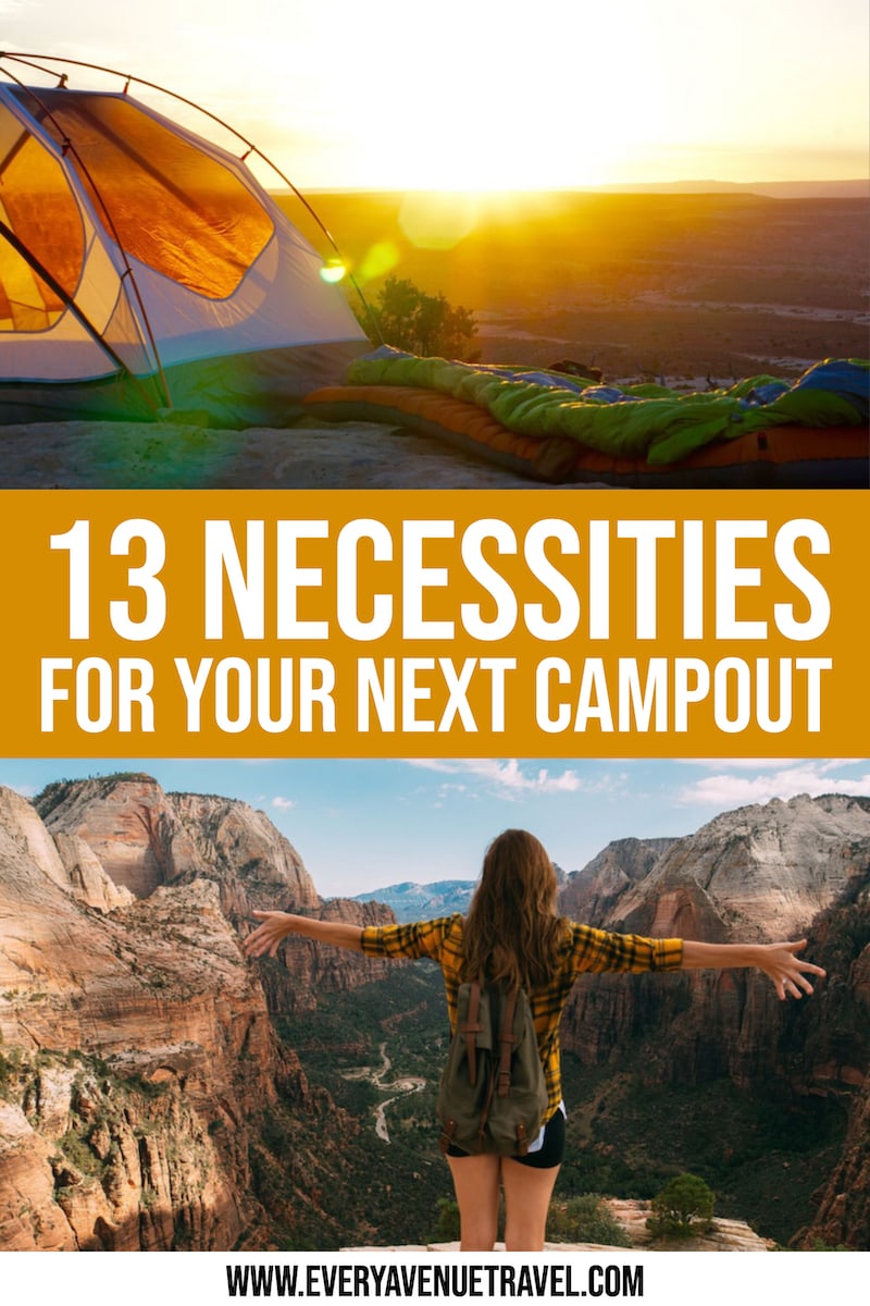 Camping Necessities-Every-Avenue-Travel-Portall