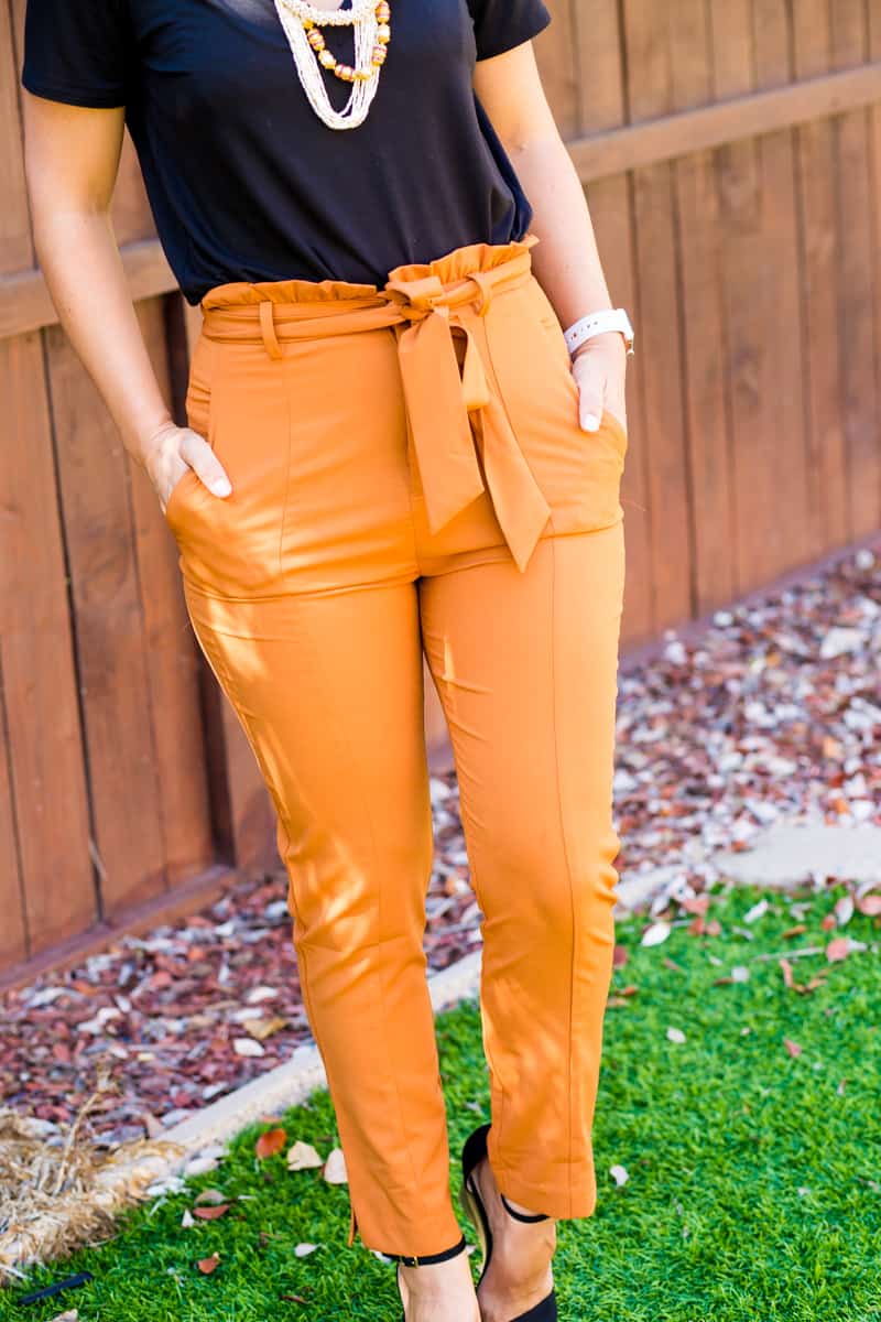 Burnt Orange | Orange pants outfit, Fall fashion outfits, Orange blouses  outfit