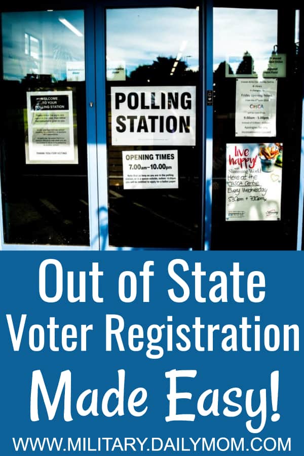 Out Of State Voter Registration Made Easy
