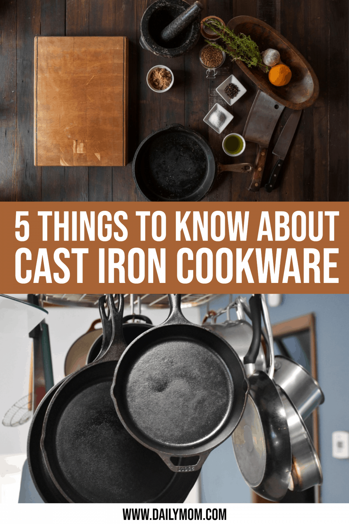 5 Things You Need To Know About Cooking With Cast Iron Cookware