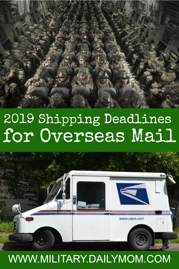 2019 Holiday Shipping Deadlines For Military Addresses