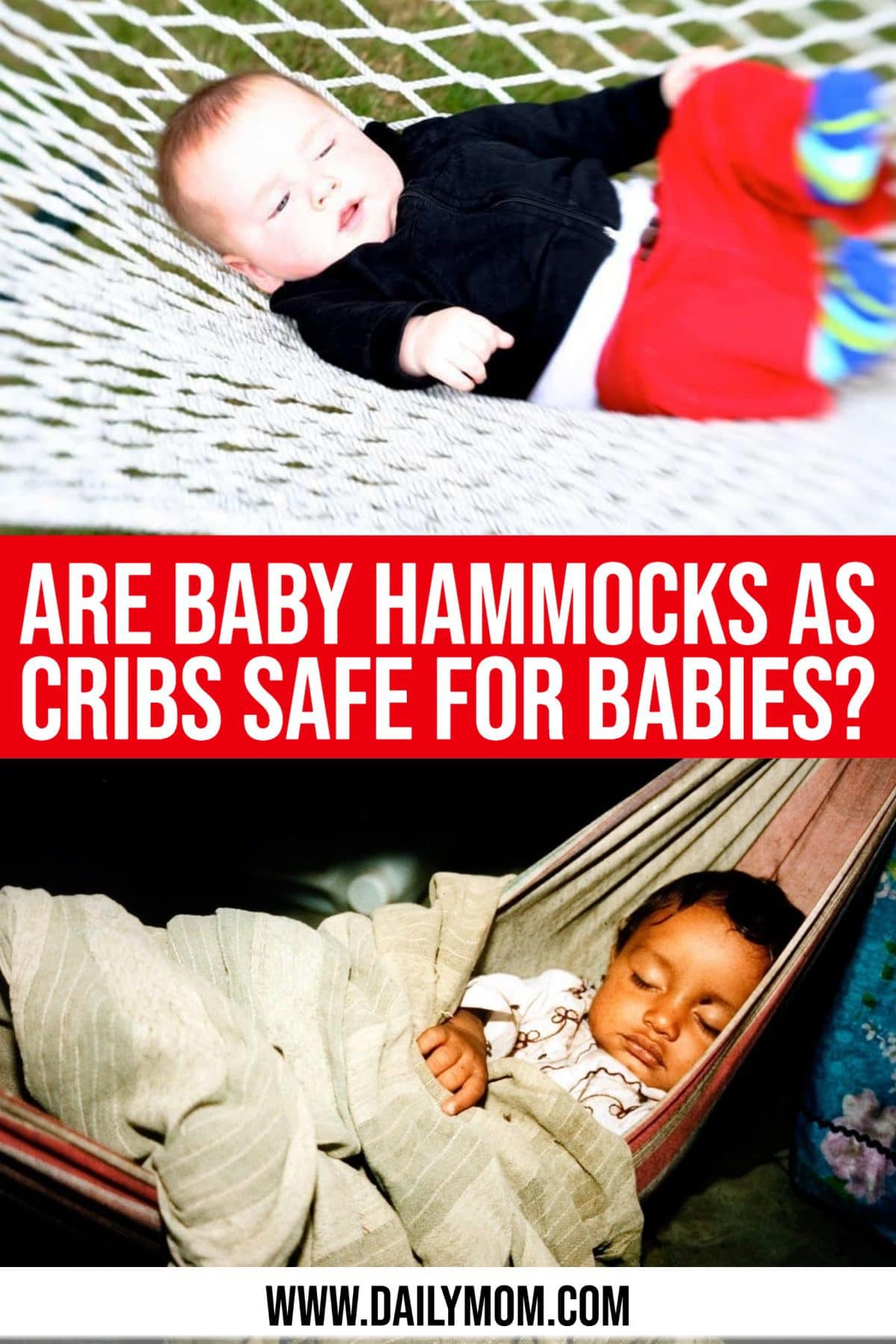 Are Baby Hammocks As A Crib Safe For Babies?