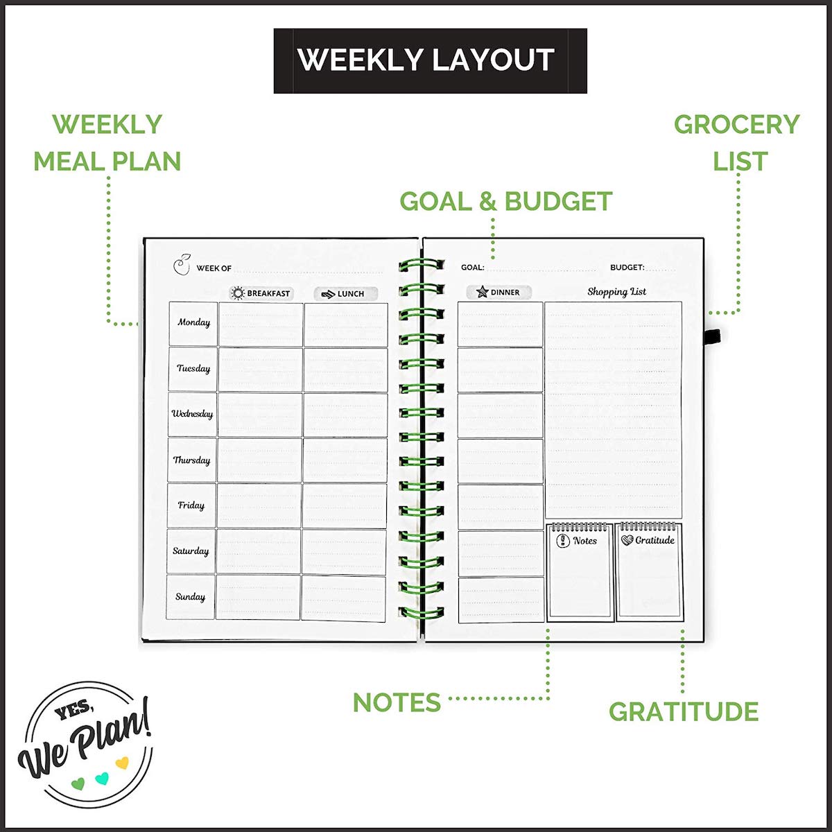 FREE Printable Weekly Meal Planner - Printable Crush