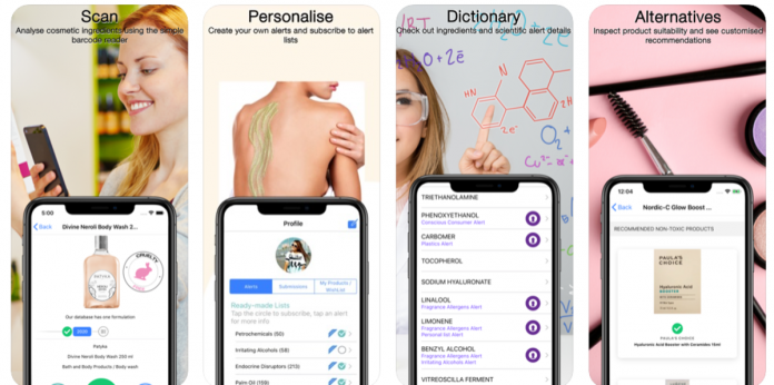 Health Apps To Screen Everyday Items For Harmful Ingredients