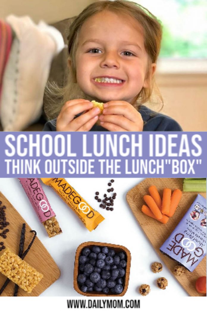 School Lunch Ideas: Think Outside The Lunch”box”