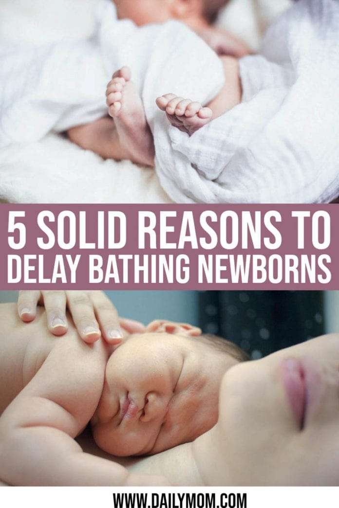 5 Solid Reasons To Delay Bathing Newborns » Read More