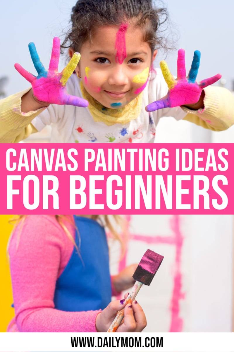 Canvas Painting For Beginners: 8 Easy Ideas