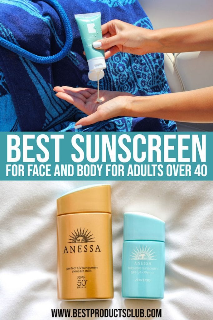 Best Sunscreen For Face And Body For Adults Over 40