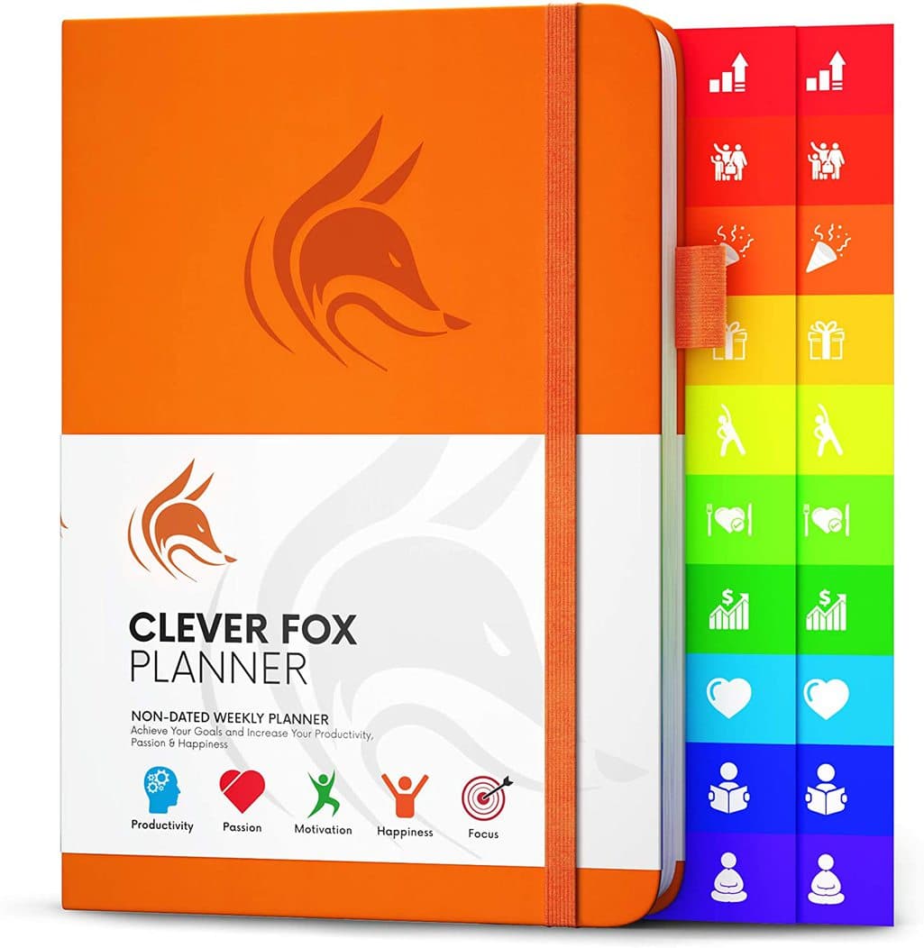 Clever Fox Planner Premium Edition – Undated Luxurious Weekly & Monthly  Planner to Increase Productivity and Hit Your Goals – Organizer – Start