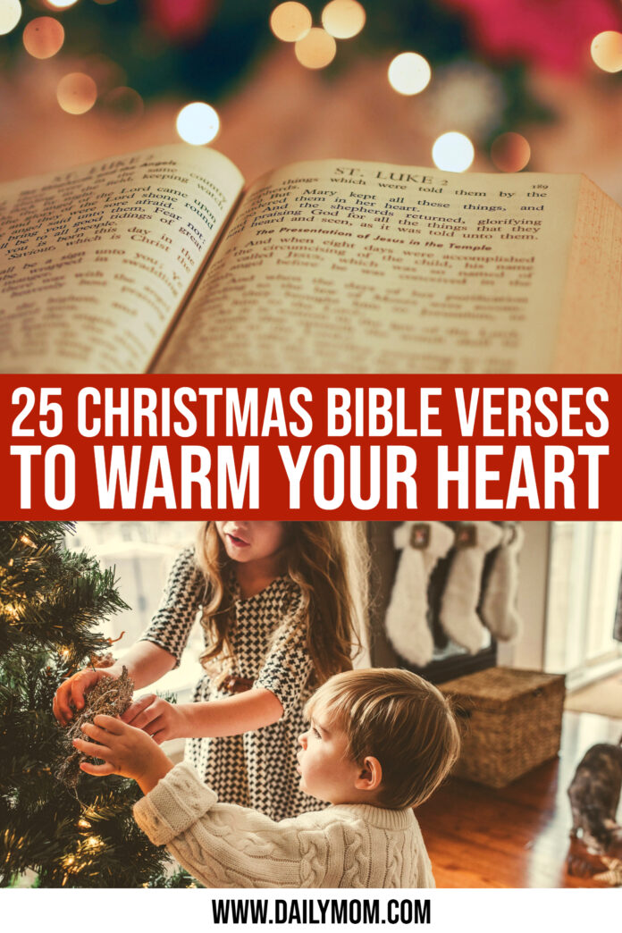 25 Christmas Bible Verses To Warm Your Heart » Read Now!