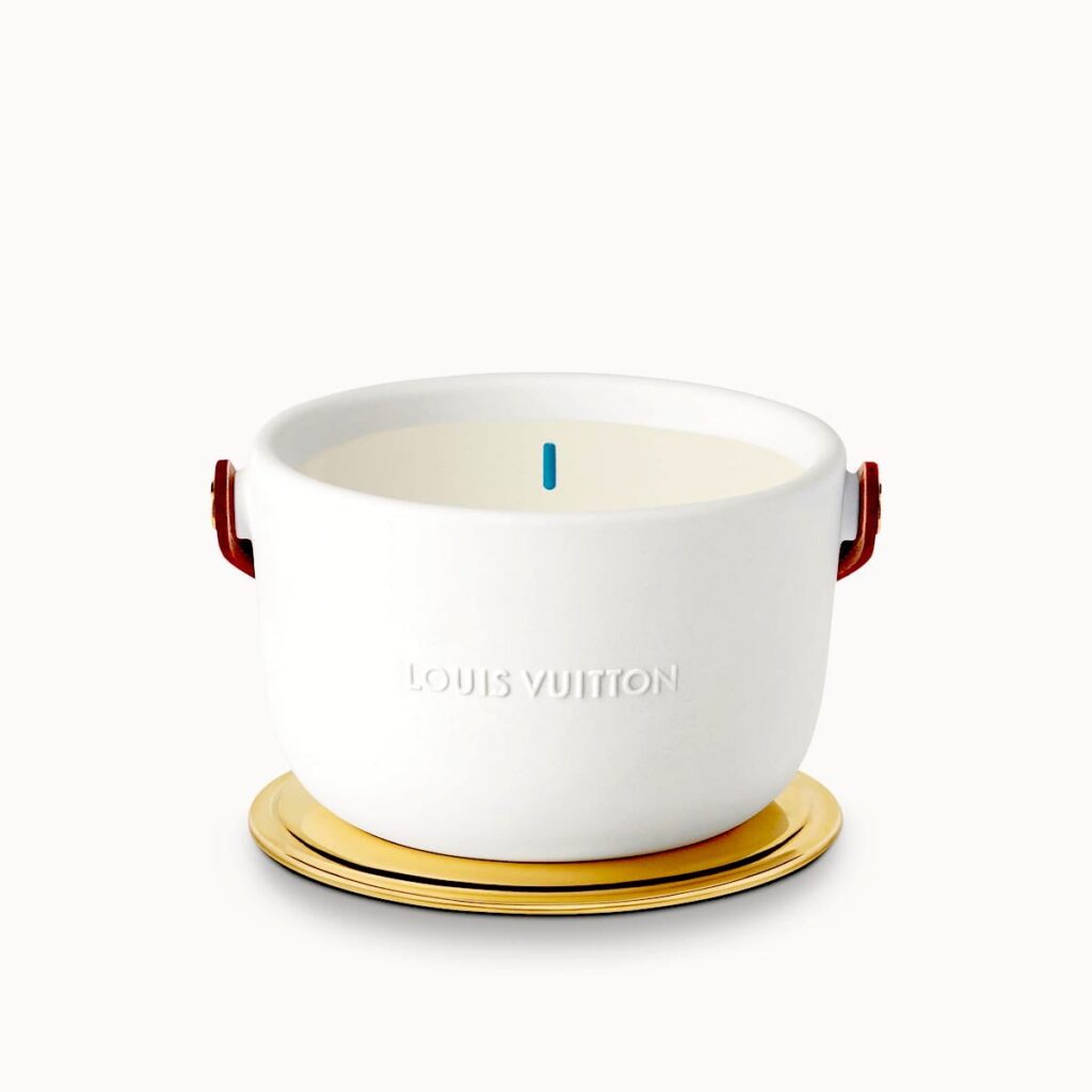 Louis Vuitton Vivienne Plate Set Porcelain with Monogram Canvas
