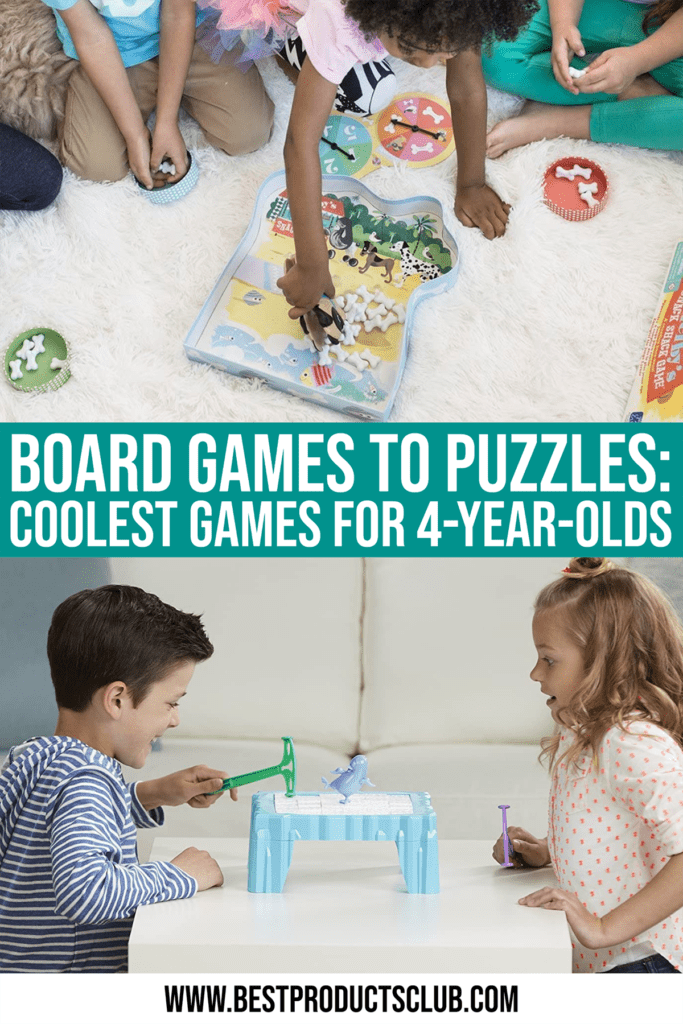 Board Games To Puzzles: Coolest Games For 4 Year Olds