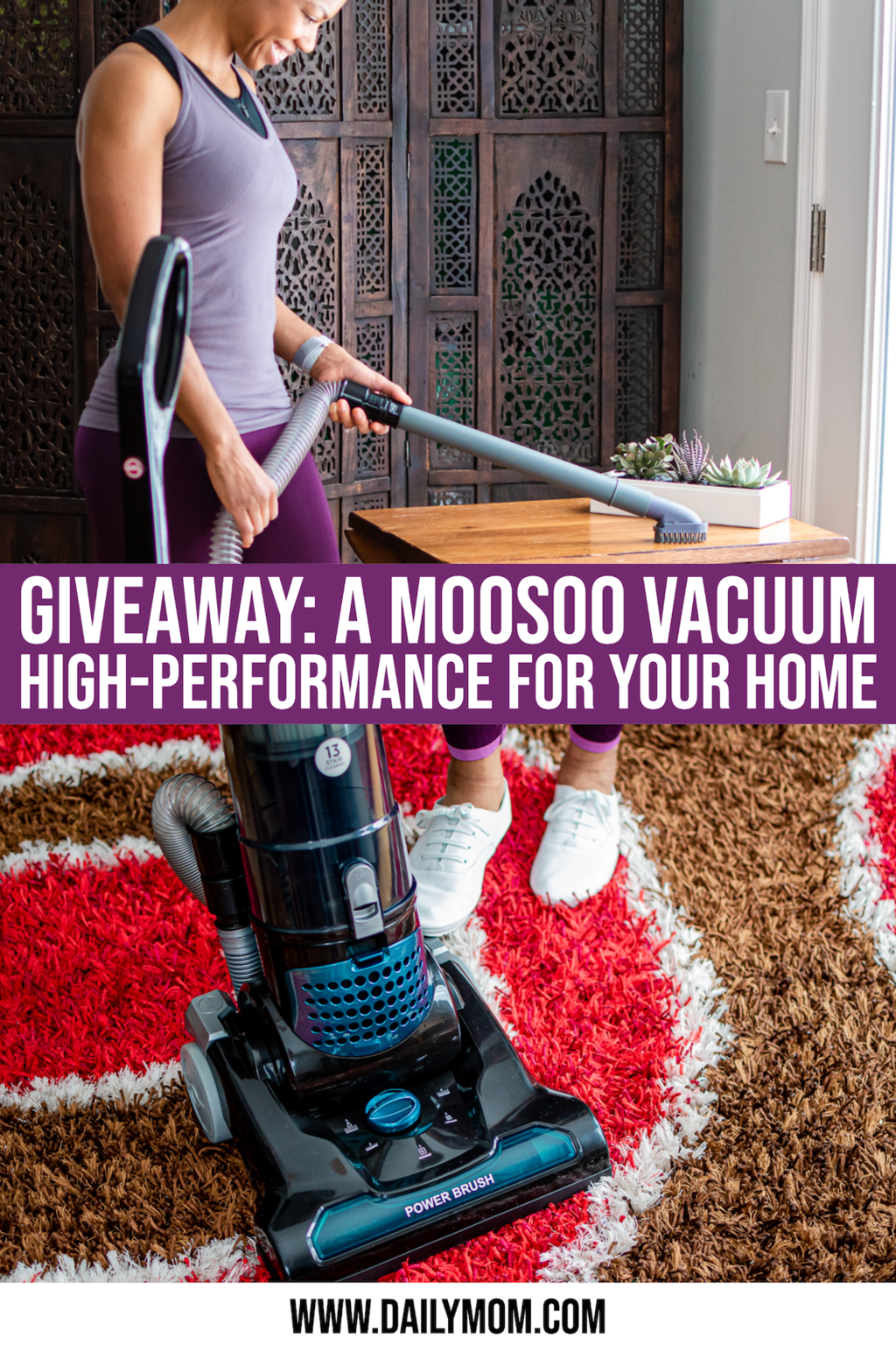 Giveaway: A High-Performance Moosoo Vacuum
