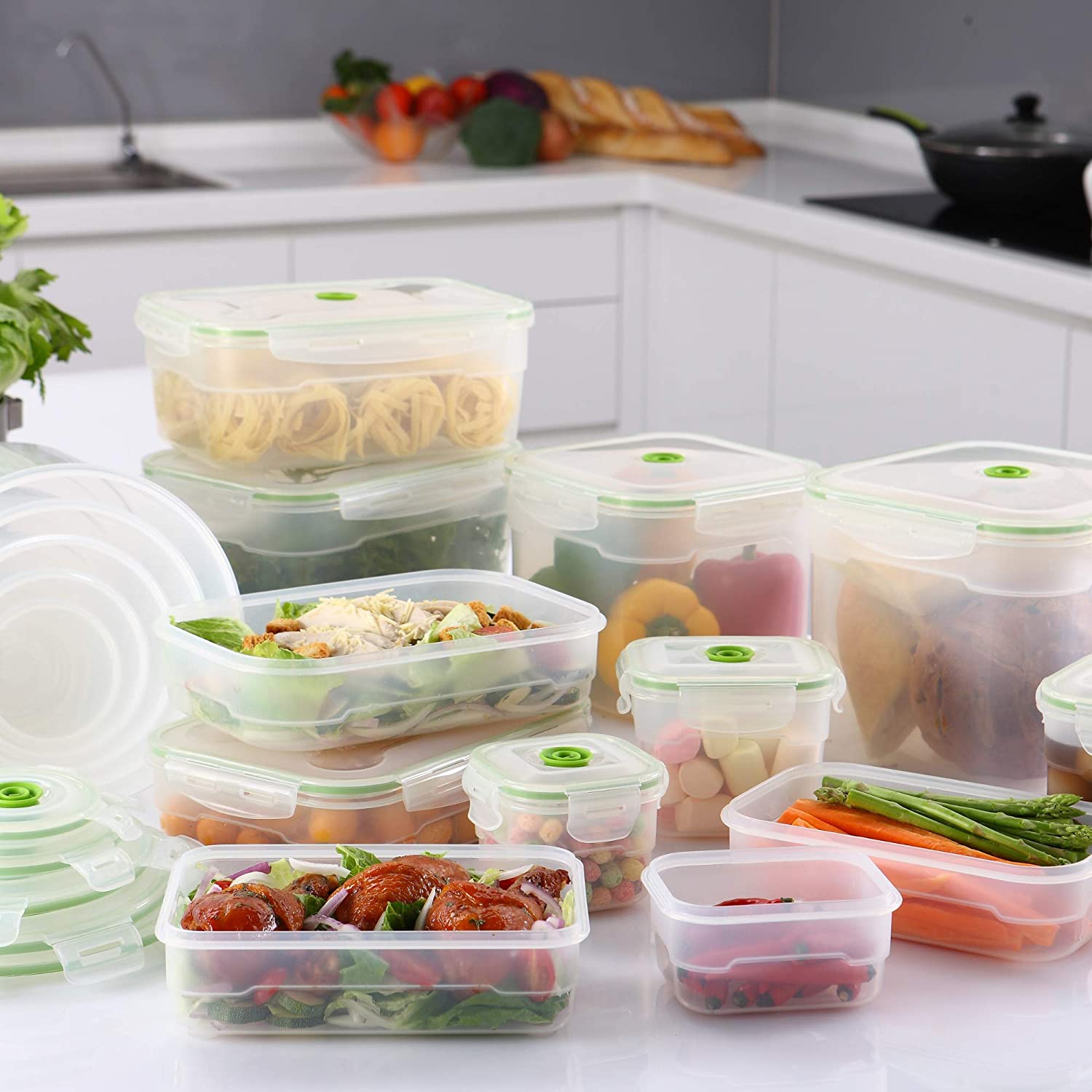 Airtight Glass Containers With Vacuum Seal - vacuumsaver