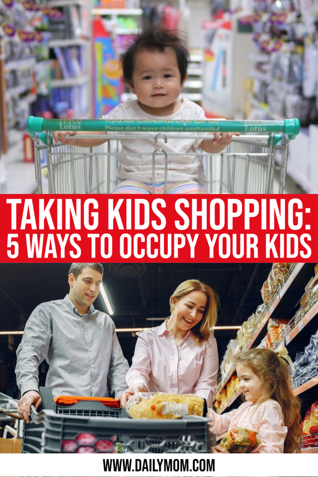 Taking Kids Shopping: 5 Genius Ways To Occupy Your Kids