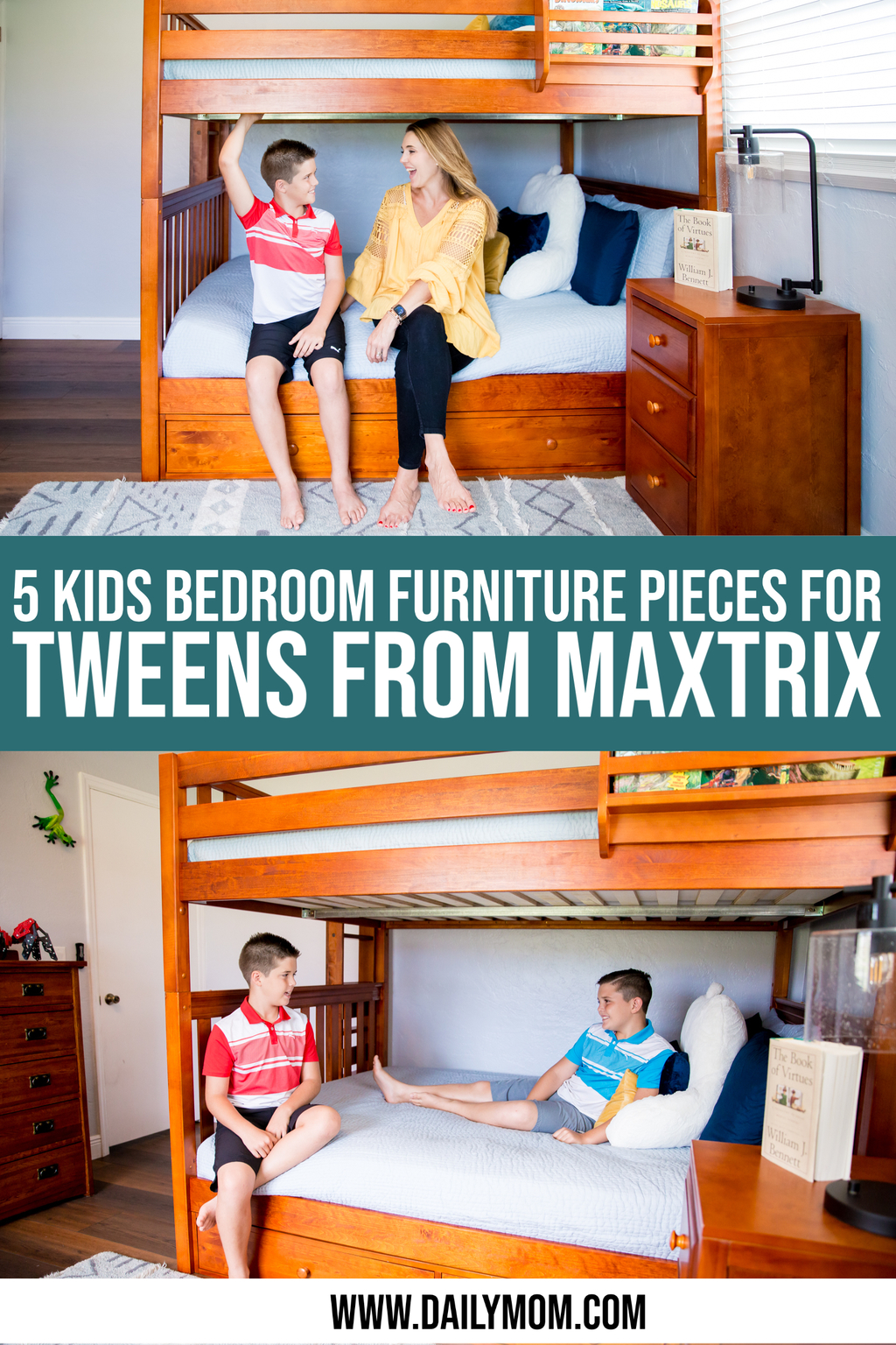 Twin Tweens Style their Shared Room with Twin XL Loft Beds – Maxtrix Kids