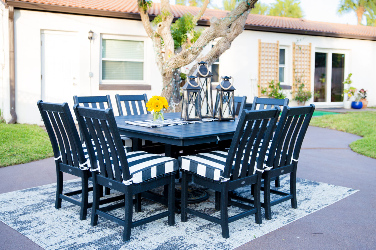 Polywood Table: Affordable & Durable Furniture Solutions For Designing Your Outdoor Patio Sanctuary With Style