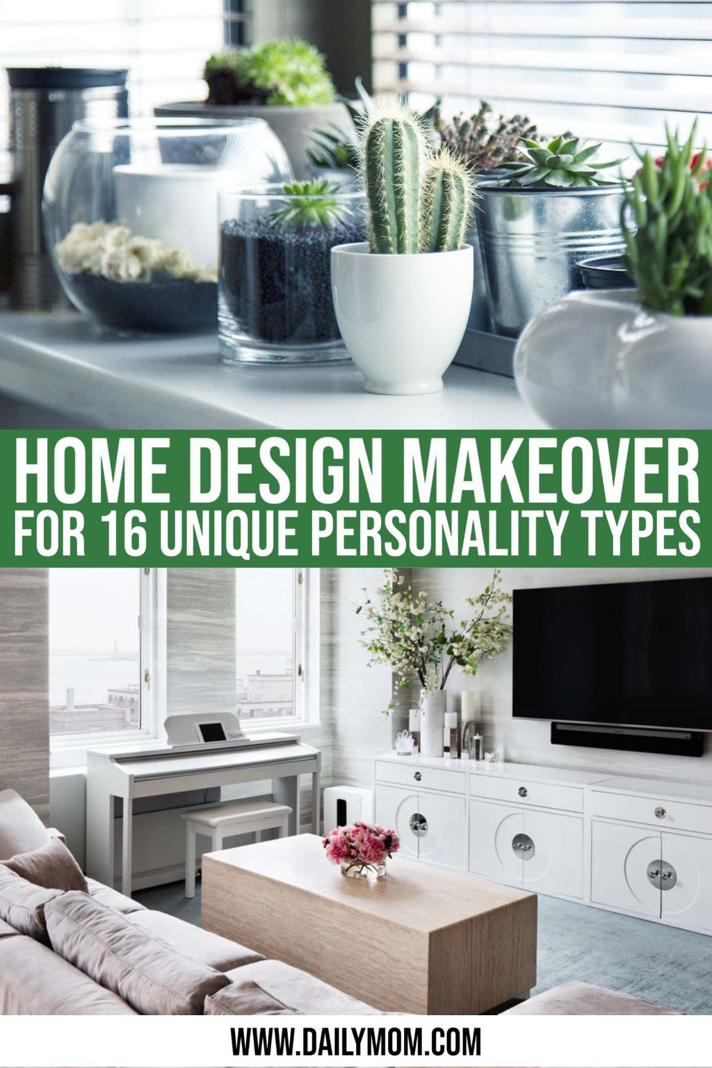An Upscale Home Design Makeover For 16 Unique Personality Types: Which Mom Are You?