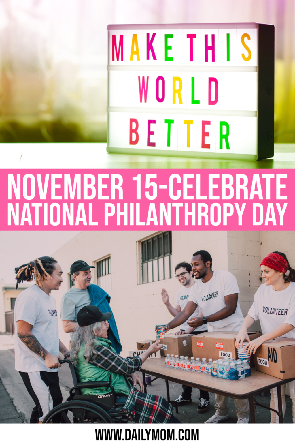 National Philanthropy Day: How To Give Back For An Awe-Inspiring Month