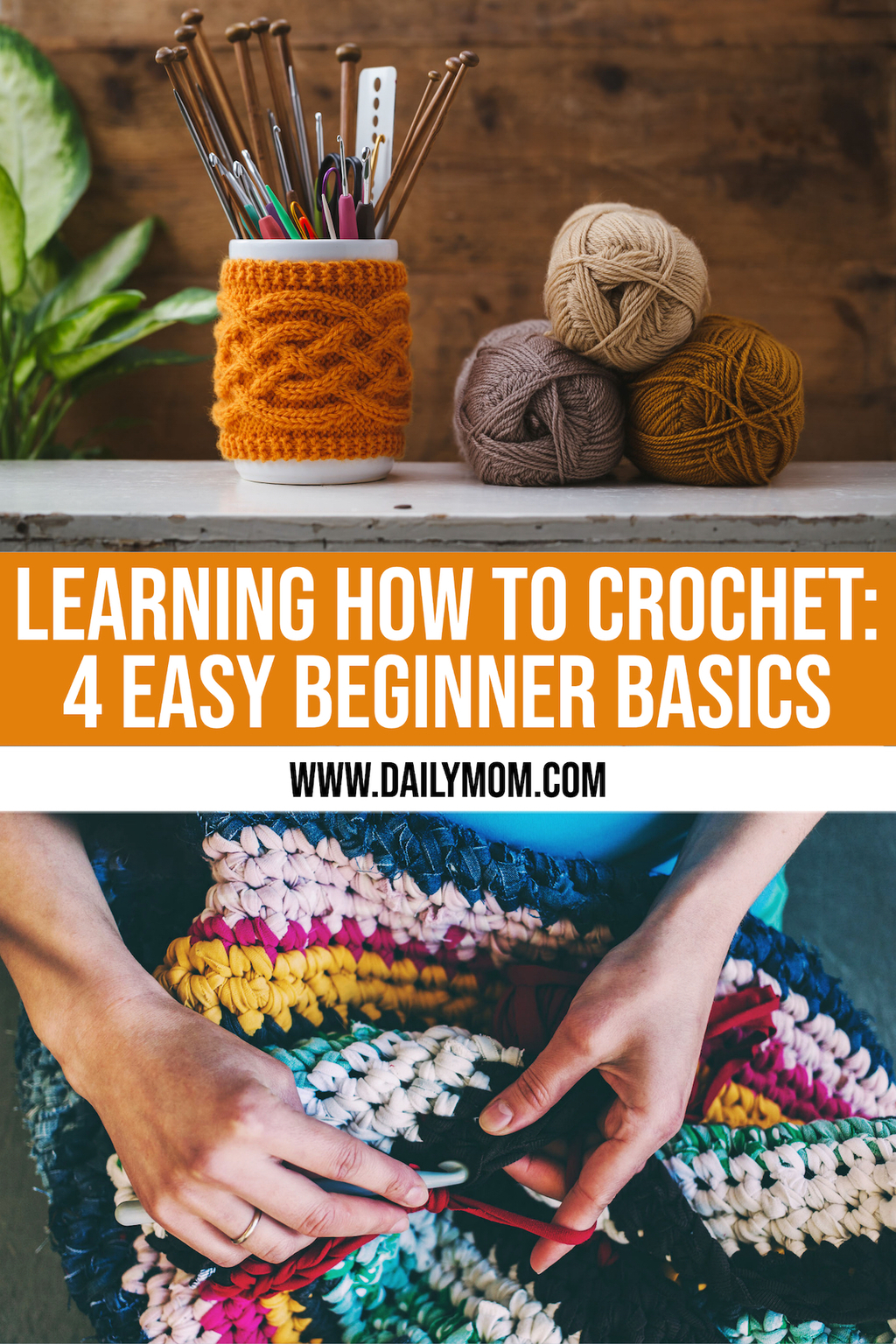 Learning How To Crochet: 4 Easy Beginner Basics To Crush Your First Handmade Scarf