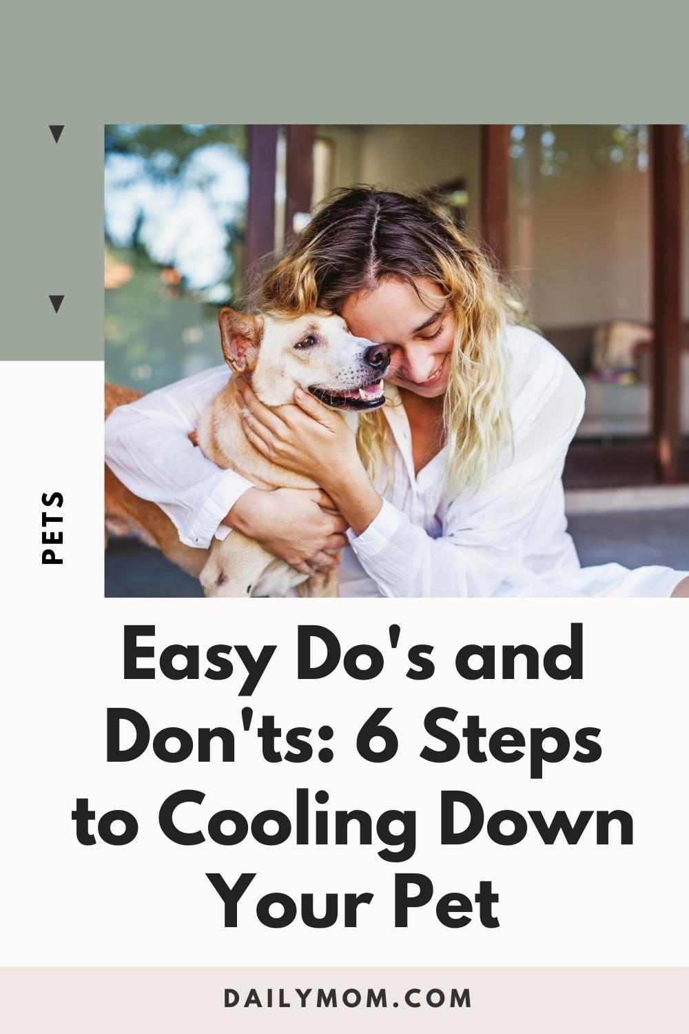 Easy Do’S And Don’Ts: 6 Steps To Cooling Down Your Pet