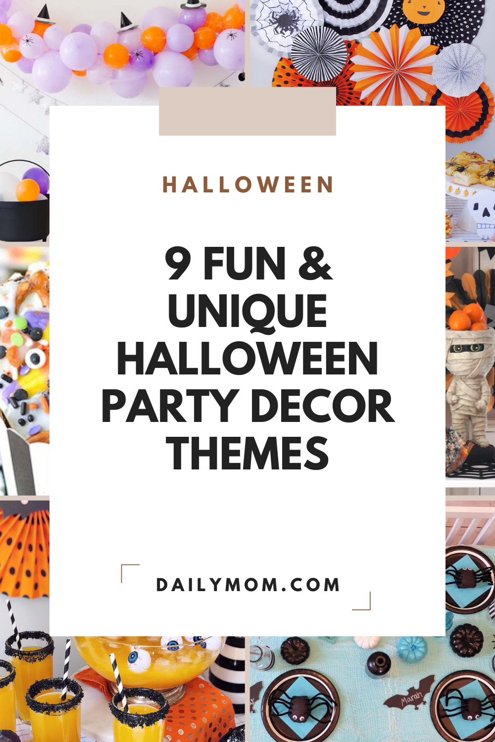 9 Fun & Unique Halloween Party Decor Themes