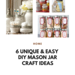 6 Unique And Easy Diy Mason Jar Craft Ideas