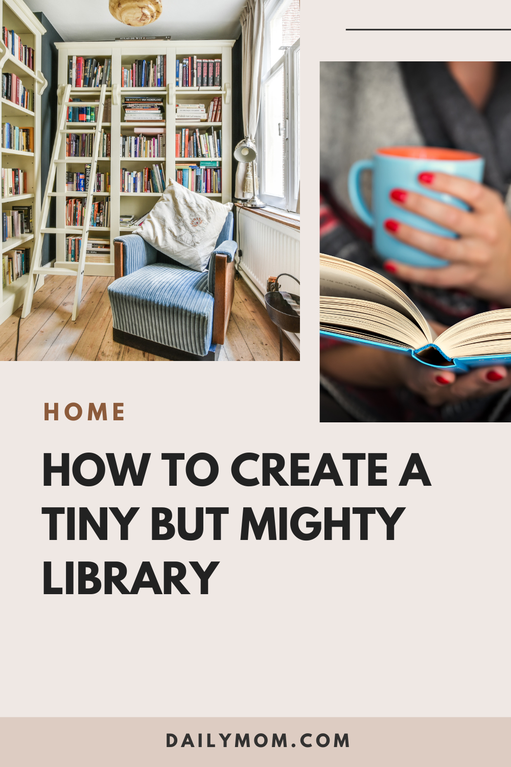 How To Create A Tiny Library Room In Any Home