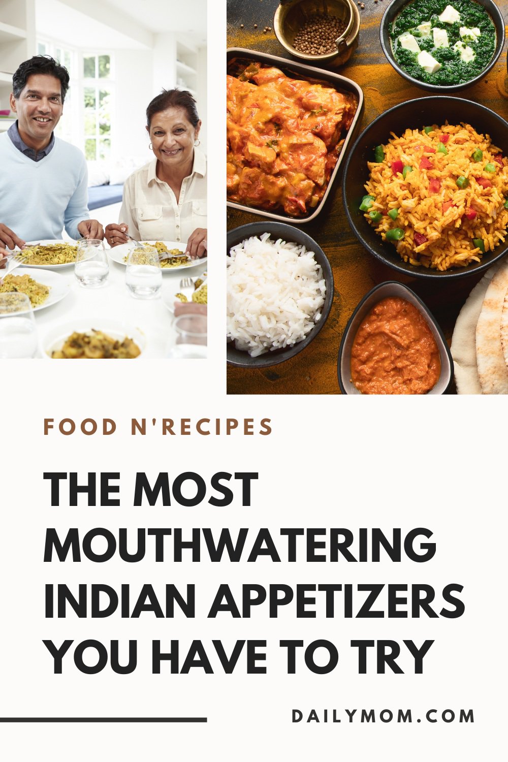 Daily Mom Parent Portal Indian Appetizers Pin