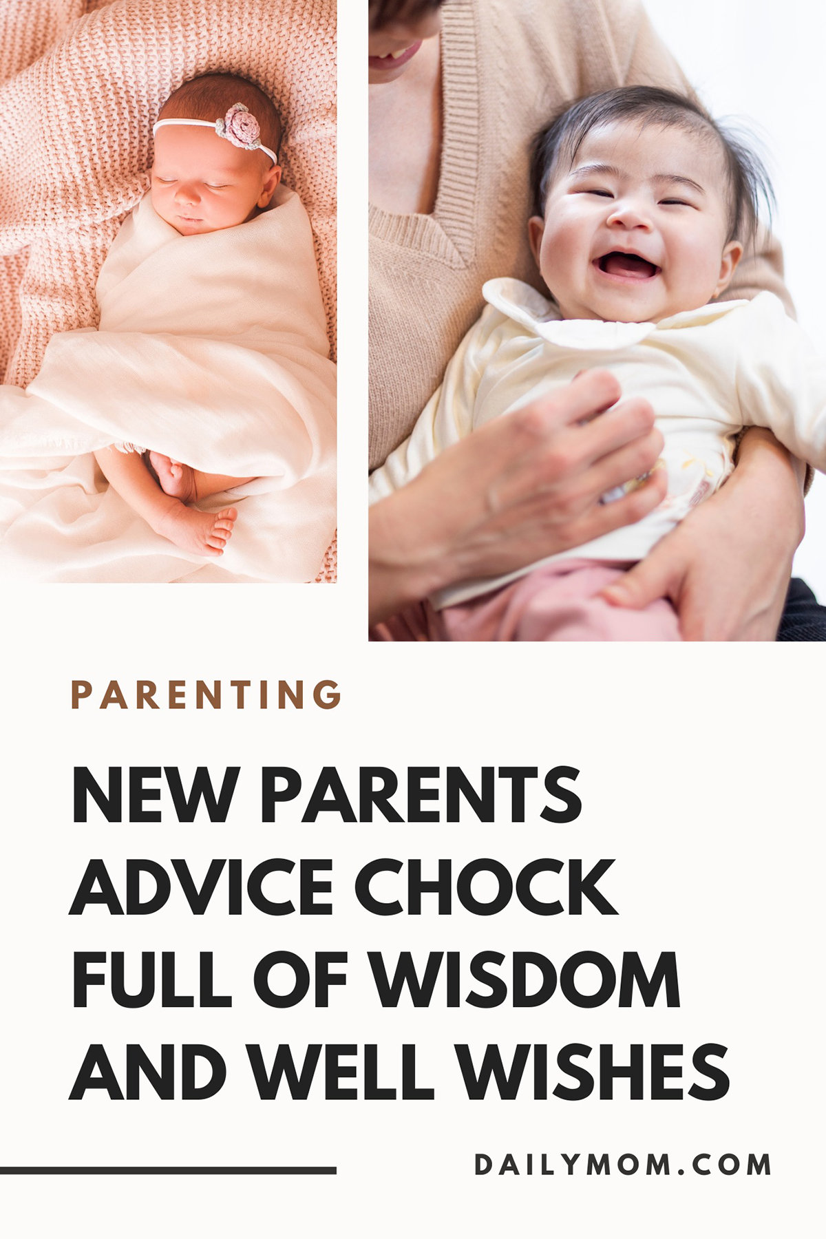 New Parents Advice Chock Full Of Wisdom And Well Wishes